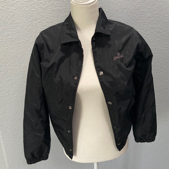 Kids Spalding black jacket fleece inside - Picture 2 of 4